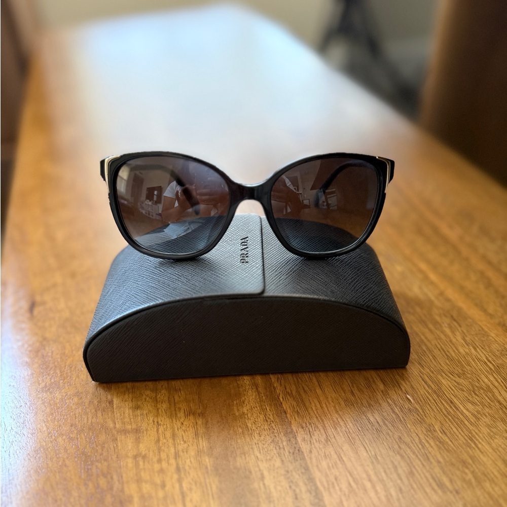 Prada Black Modern Sunglasses